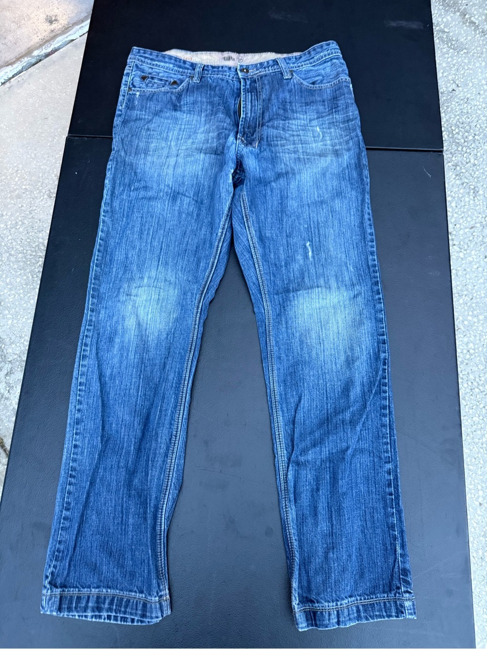 Men's Vintage Classic Straight Blue Jeans